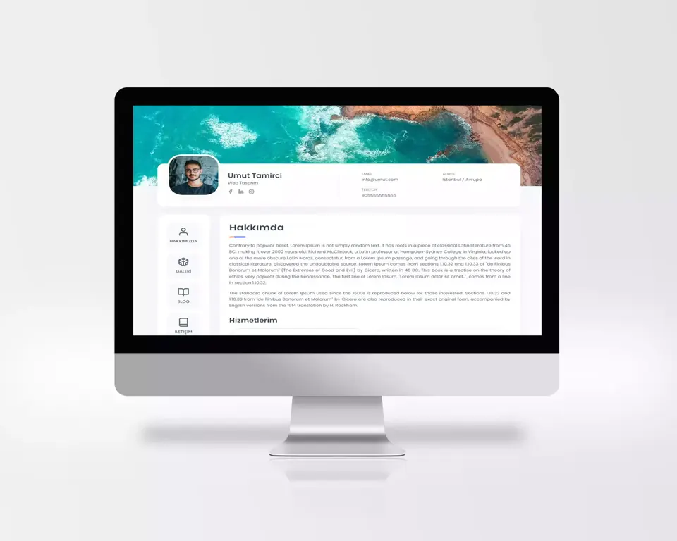 Kişisel Web Site Scripti v1